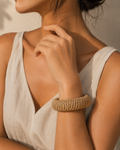 Woven Statement Bangle