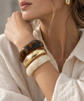 Sculpted Trio Statement Bangles