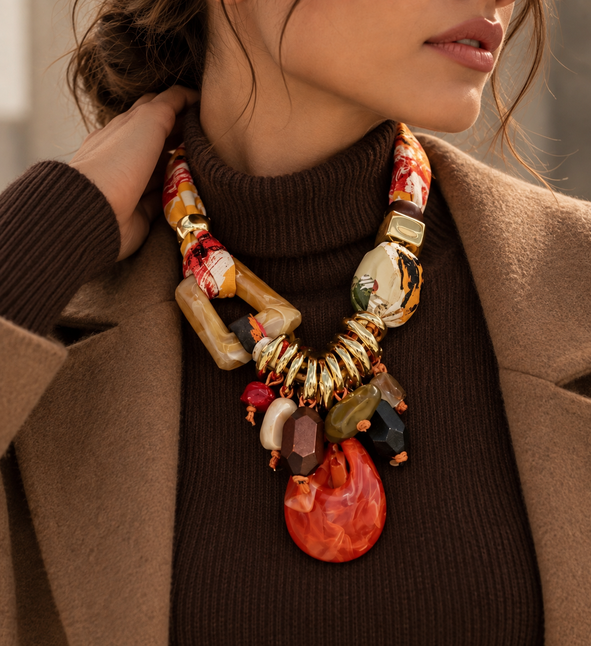 Ember Boho Statement Necklace