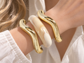 Sculpted Trio Bangle Set