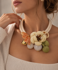 Botanical Bloom Statement Necklace
