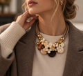 Ivory Bloom Statement Necklace